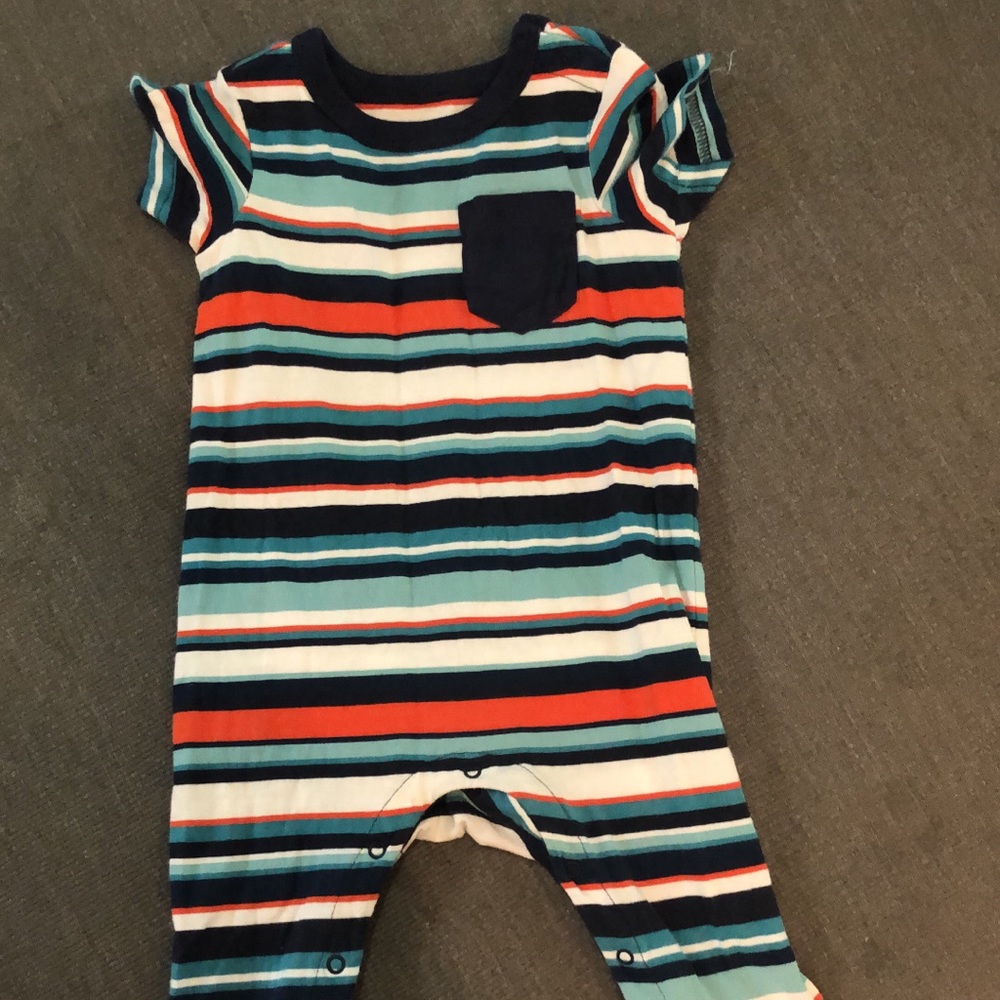Infant Boy Tea Collection Romper